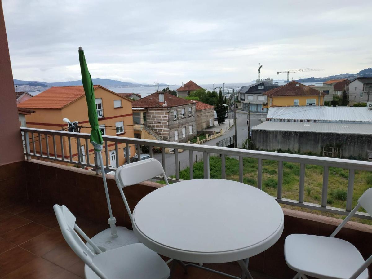 Amplio Apartamento Exterior Con Vistas A Islas Cies Moana Luaran gambar